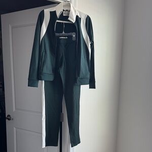 Tory Sport Green and White Tracksuit